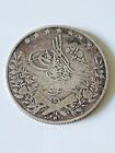 Ägypten Osmanisches Reich 5 Kurus 1293/33 Silber Münze Coin Abdulhamid Han II
