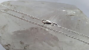 925 Solid 925 Sterling Silver Italian Made 2mm Cable Chain High Quality 40-100cm