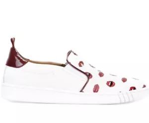 Bally Damen Lip Print Slipper Sneaker Schuhe Größe EU 39,5 US 9 - Bild 1 von 11