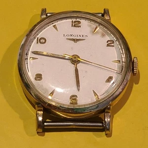 Vintage Longines Mechanical 10K Goldfilled Dial Watch Works (Q1) - Picture 1 of 24