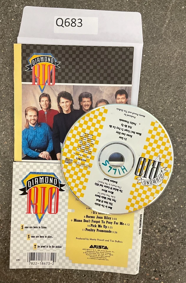 Diamond Rio by Diamond Rio CD, 1991 CD No Case #Q683 Foto 1 de 1