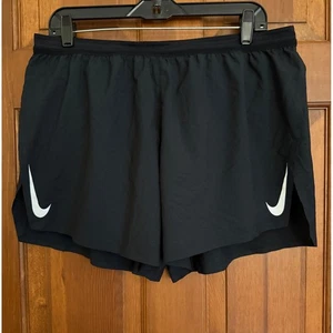 Nike Herren Aeroswift Dri-FIT ADV kurz gefüttert Lauf Racing Shorts Gr. XL schwarz - Bild 1 von 15