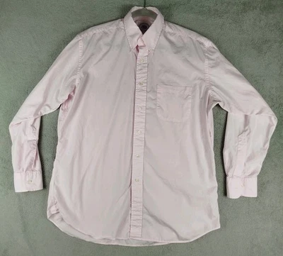 J. Press VTG Oxford Cloth Button Down Shirt Mens 16/33 Pink MADE IN USA Classic - Image 1 of 4