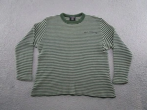 Camisa de Colección Y2K Polo Jeans Co Ralph Lauren Rayas Térmica Tejido Waffle LS Talla XL - Imagen 1 de 10