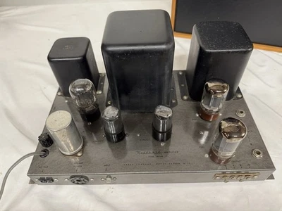 Heathkit W-4 AM Power Amp and WA-P2 Preamp Mono Hi-Fi Set Working Excellent - Image 1 of 4