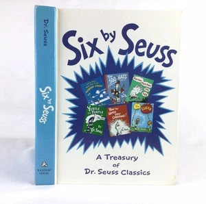 Six by Seuss: A Treasury of Dr. Seuss Classics, Banned Mulberry 1991 Hardcover - Foto 1 di 13