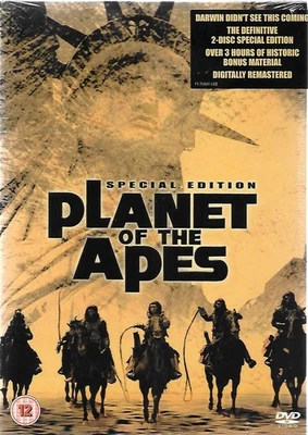 Planet of the Apes (1968) 2 Disc Special Edition - DVD R2 - 3 Hours Extras - New - Image 1 of 2