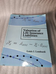 Valuation of Life Insurance Liabilities by Lombardi Textbook 4th Ed with disk - Picture 1 of 6