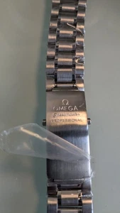 Neu Atemberaubendes 20mm Omega Speedmaster Stil volle Länge Edelstahl Armband Hommage - Bild 1 von 9