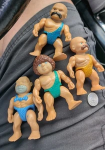 Playskool Definitely Dinosaur 4 Cavemen 1987 Vintage Cave Man Lot Rare Action Figure - Bild 1 von 14