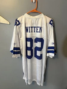 Jason Witten Y2K Dallas Cowboys XXL Reebok Onfield NFL White Jersey #82 - Picture 1 of 5