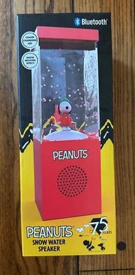 Peanuts Snoopy Bluetooth Snow Water Moving Color Changing LED Speaker - Image 1 of 4