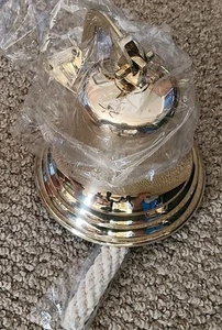 7" Big Personalized Nautical Marine ship bell Antique US Navy Occasions gift - Picture 1 of 3