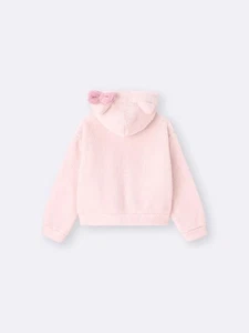 Sanrio characters x GU Marshmallow Feel Full-Zip Hoodie Pink New Japan 2025 PSL - Picture 1 of 6