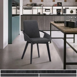 Greisen Modern Upholstered Wood Dining Room Chair - Picture 1 of 15