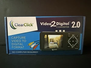 ClearClick Konwerter wideo na cyfrowy 2.0 Druga generacja Kamery VHS Taśmy - Zdjęcie 1 z 10