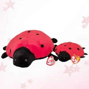 ⭐️ LADY ⭐️ TY Beanie BUDDY & BABY Set 🐞 Neu mit Etikett - Bild 1 von 7