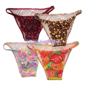 K377 P Herrenschnur Bikinisaite schmale Taille bedruckt - Bild 1 von 11