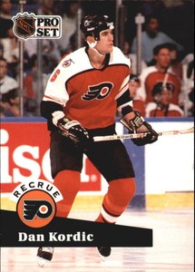 1991-92 (FLYERS) Pro Set French #553 Dan Kordic Rookie