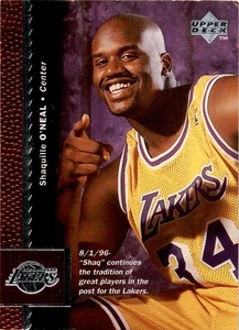 1996 Upper Deck Basketball Card Shaquille O'Neal #61 - Bild 1 von 2