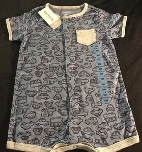 Carter’s One Piece Short Sleeve Romper ~ 9 Mos. ~ New with Tags - Picture 1 of 3