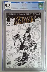 HAUNT #1 CGC 9.8 GOLD FOIL LOGO COVER VARIANT MACFARLANE (SLAB GRADE) - Picture 1 of 1