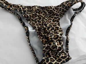 Mens Leopard Custom Brief Rio or thong Handmade in USA S M L or xl  ebabee6464