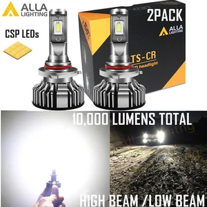 Alla Lighting LED EZ Fit 9012 Headlight High|LowBeam Bulb Super Bright|DRL VS - Picture 1 of 12