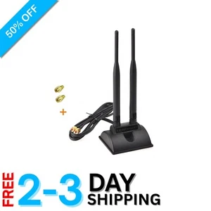 Dual Band 2,4 GHz 5 GHz WiFi Antenne mit SMA-Adaptern - verbessertes Konnektivitätsset - Bild 1 von 10