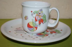 Eschenbach Bambolino Manegenzauber Kindergedeck 2 tlg. Henkelbecher + Teller - Bild 1 von 6