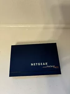 Netgear PS110 10/100 Mbps 2 Port Print Server W/AC-Adapter - Picture 1 of 4