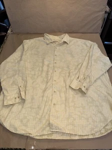 Tommy Bahama Seidenmischung Langarm Knopfleiste Hemd kariert Blumenmuster Herren 3XB. Tb3 - Bild 1 von 9
