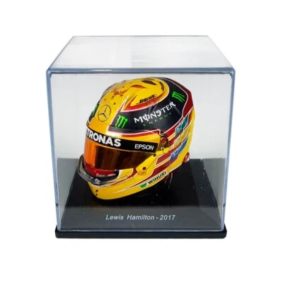 F1 Lewis Hamilton Mercedes 2017 Rare Helmet Scale 1:5 Formula 1 - Image 1 of 2