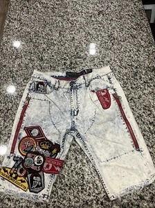 Heritage America Jeans Patches Size 36 Hell’s On Wheels Live To Ride 76 - Picture 1 of 15