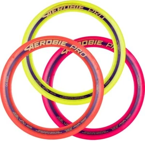 Aerobie Pro Ring 13 Inch Set Of 3 Colorful Frisbees Soft Rubber Edges - Picture 1 of 1