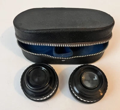 Lentes Vivitar Instamatic gran angular y teleobjetivo vintage Foto 1 de 4