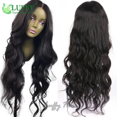 Full Lace Wigs Pre Plucked Wavy Brazilian Human Hair Wave 13*6 Lace Front Wigs - Image 1 of 4