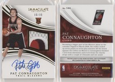 2015-16 Panini Immaculate /99 Pat Connaughton #144 RPA Rookie Patch Auto RC
