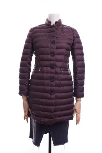 Moncler Anjony cappotto giacca piumino donna marrone scuro taglia 2