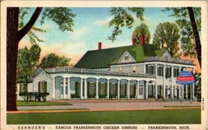 Vintage Zehnder's Famous Frankenmuth Michigan Chicken Dinners Advertising - Picture 1 of 1