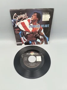 Rocky IV Soundtrack 1985 Single 45 (Survivor - Burning Heart/ Feels Like Love) - Picture 1 of 6
