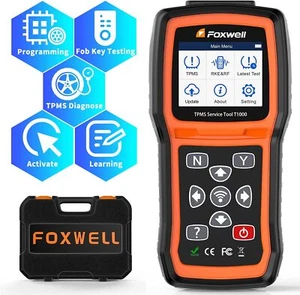 FOXWELL T1000 TPMS Programmer Tire Pressure Monitor Sensor Relearn Tool - Picture 1 of 10