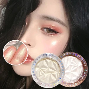 Highlighter Powder Palette Glitter Shimmer Highlighter Face Contour Cosmetics C~ - Picture 1 of 19