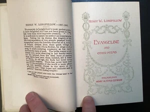 Evangeline A Tale of Acadie by Henry W. Longfellow Henry Altemus Company - Picture 1 of 23