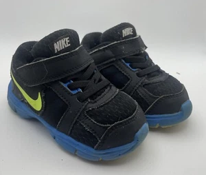 Childrens Black and Blue Nike Athletic Tennis Shoes Kids Toddler Size 7 - Picture 1 of 7