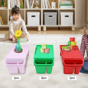 Bandeja de escritorio para regazo para niños 6 piezas escritorios para escribir comer juego aula 50*25*18 cm - Imagen 1 de 22