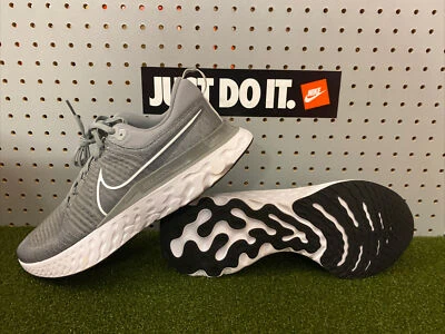 Nike React Infinity Run FK 2 Running Shoes Grey / White Men's Size 15 CT2357 001 - Image 1 of 4