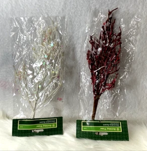 Holiday Time decorative accent Picks one white and one red 14" long - Picture 1 of 2