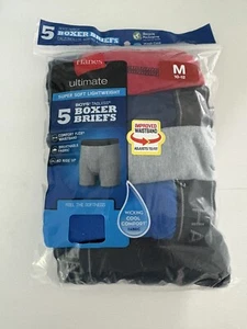 New Hanes 5 Boys Tagless Boxer Briefs, Size M/M 10-12, Various Colors - Picture 1 of 2