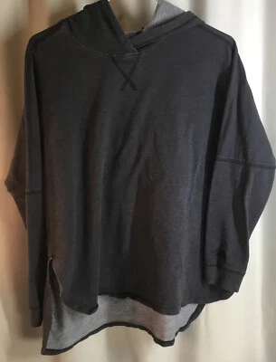 Camisa con Capucha North Face Para Mujer Capa M Manga 3/4 Camiseta Gris Ligero  Foto 1 de 4